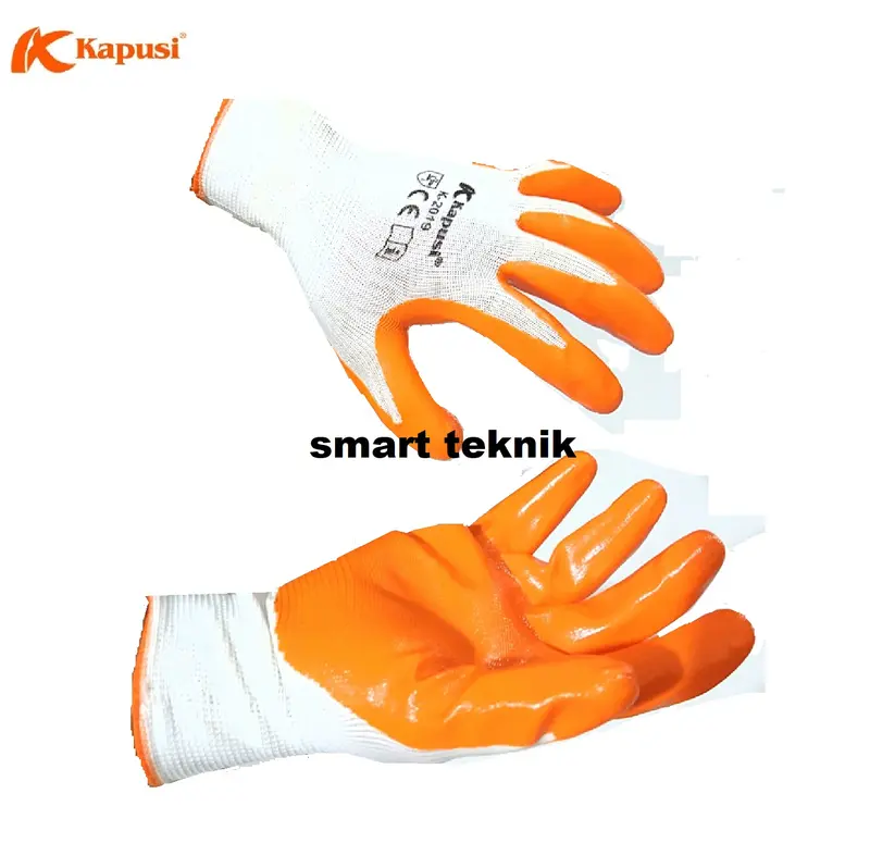 kapusi Sarung tangan lapis karet antislip sarung tangan safety 1