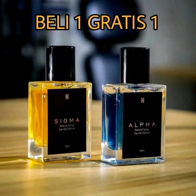 BUY ONE GET ONE | Parfum Pria - Sigma Exclusive Perfume & Alpha Ambition Perfume - Parfum viral