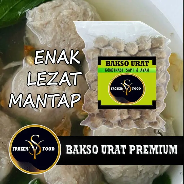 BAKSO URAT DAGING SAPI PREMIUM ISI 50 BUTIR  Frozen Food Makanan Instan 1