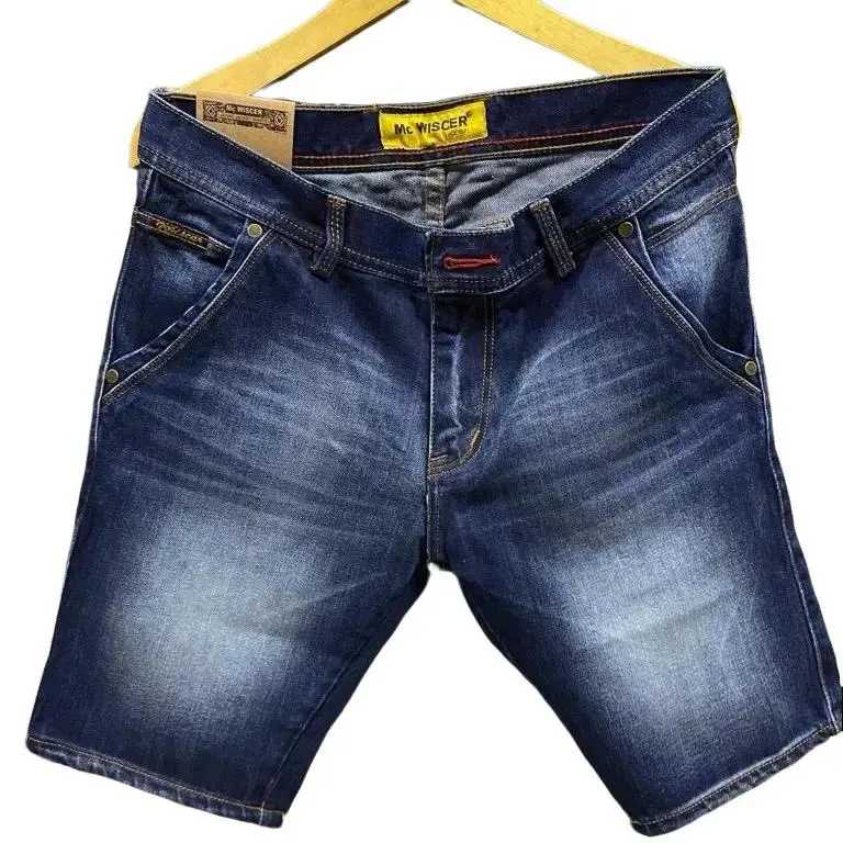 MC WISCER  Celana Jeans Pendek Pria Terbaru Model Skinny Bahan Tidak Melar Kekinian Fashionable Denim Distro