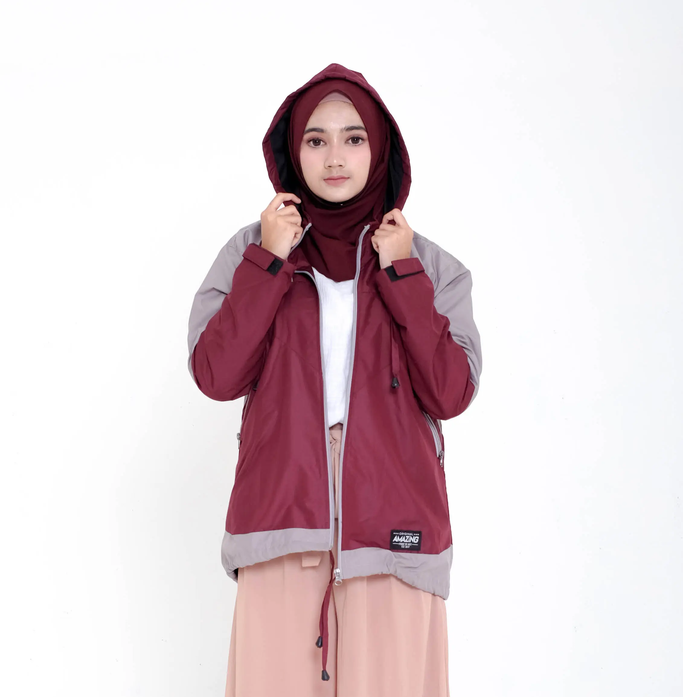 AMZ JACKET Jaket Outdoor  / Jaket Gunung / Jaket Parasut Casual