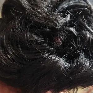 ikat rambut cepol karet keriting hitam cokat praktis bukan jepit