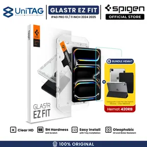 Tempered Glass for iPad Pro 11 12.9 13  Air 5/ 4 10.9 (2024 / 2022 / 2020) Spigen Glas tR Slim Ez Fit