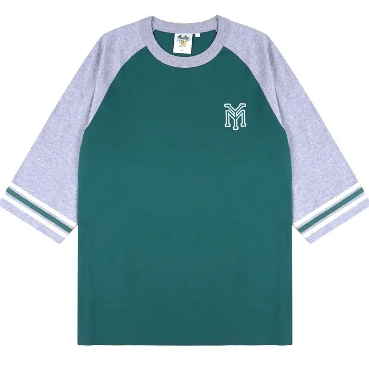 kaos moutley original hijau lengan 3/4 0