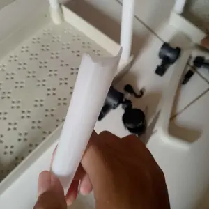 CODAsriLiving rak toilet rak serbaguna square rak dapurrak susun 4 tingkat dengan roda (TANPA PEGANGAN)