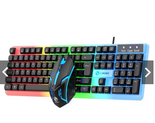 Bộ bàn phím và chuột GTX-350 Game Led 7 màu gaming mới nhất. HOT HOT-VINATECH