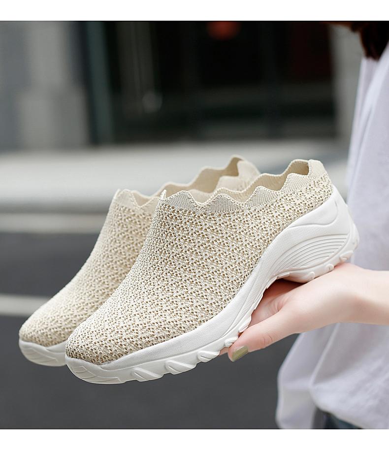 Product Introduction of FOKU Sepatu Slop Santai Wanita Slip On Sneakers Korea Terbaru 52