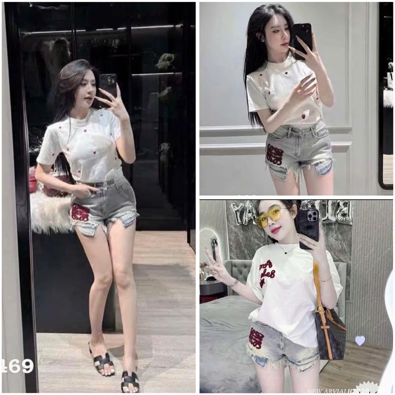 quần jean nữ thêu trẻ trung, năng động Siêu Hot mùa hè 2025 4