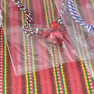 Kalung Kucing Tali Lonceng 14mm variasi manik mendunia