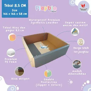Playmat Model Bumperbox 100x100 , 150x150 , 200x200