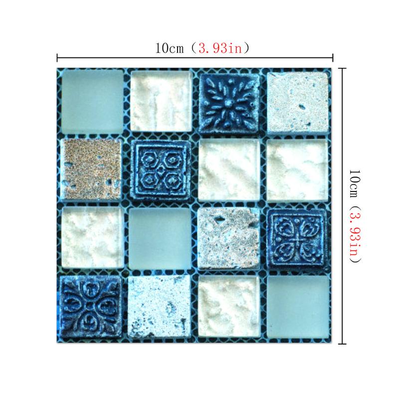 Product Introduction of 20pcs/Set Waterproof Wall Stickers Kitchen Oilproof Brick Wallpaper DIY Home Décor Self Adhesive Bathroom 3D Tile Stickers 15