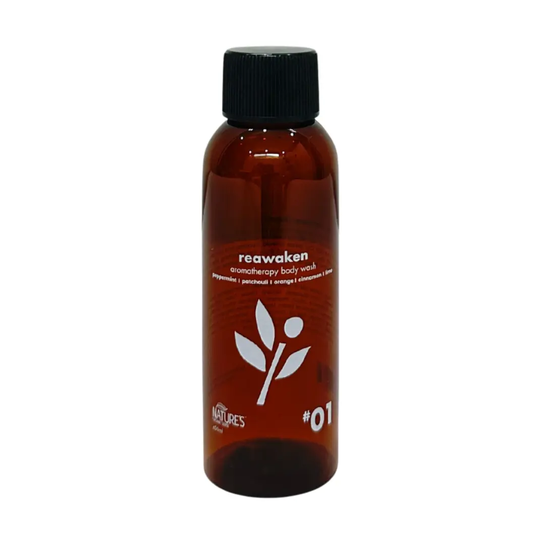 [NATURES ORGANIC SENSE]  REAWAKEN BODY WASH 50ML - Foaming Nourishing Soothing Comfort Skin Care