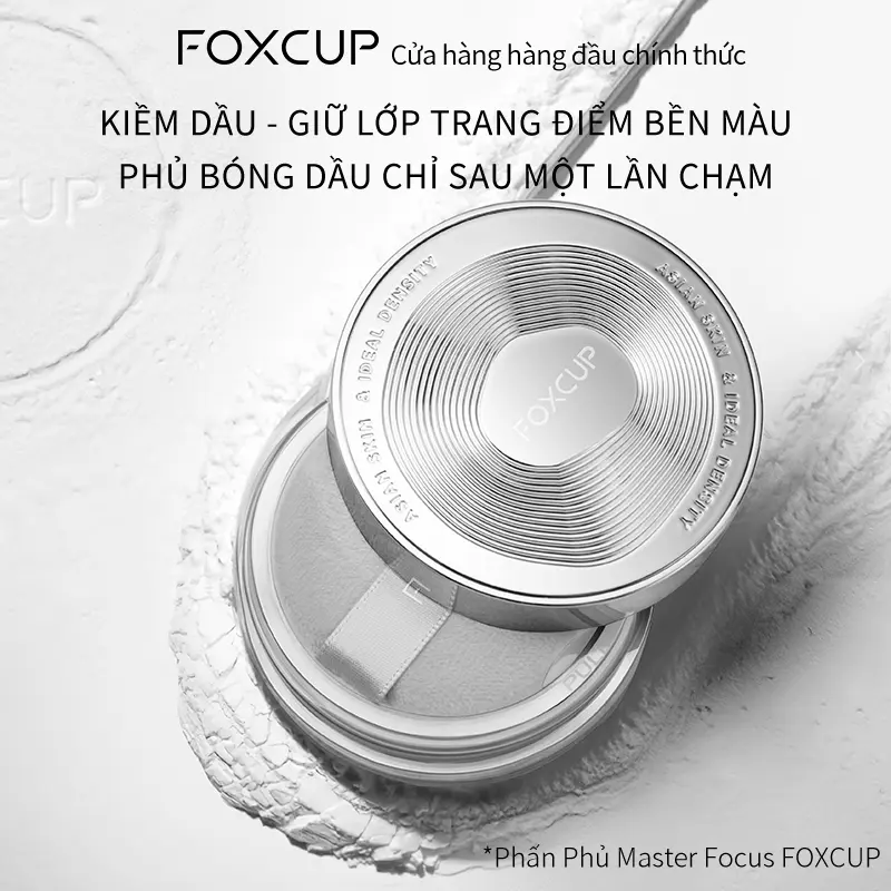 【F-Sale】FOXCOP Setting Powder - Oil Control, 12H Matte Finish, Waterproof & Transfer-Proof, Lightweight Loose Powder (100% Authentic)