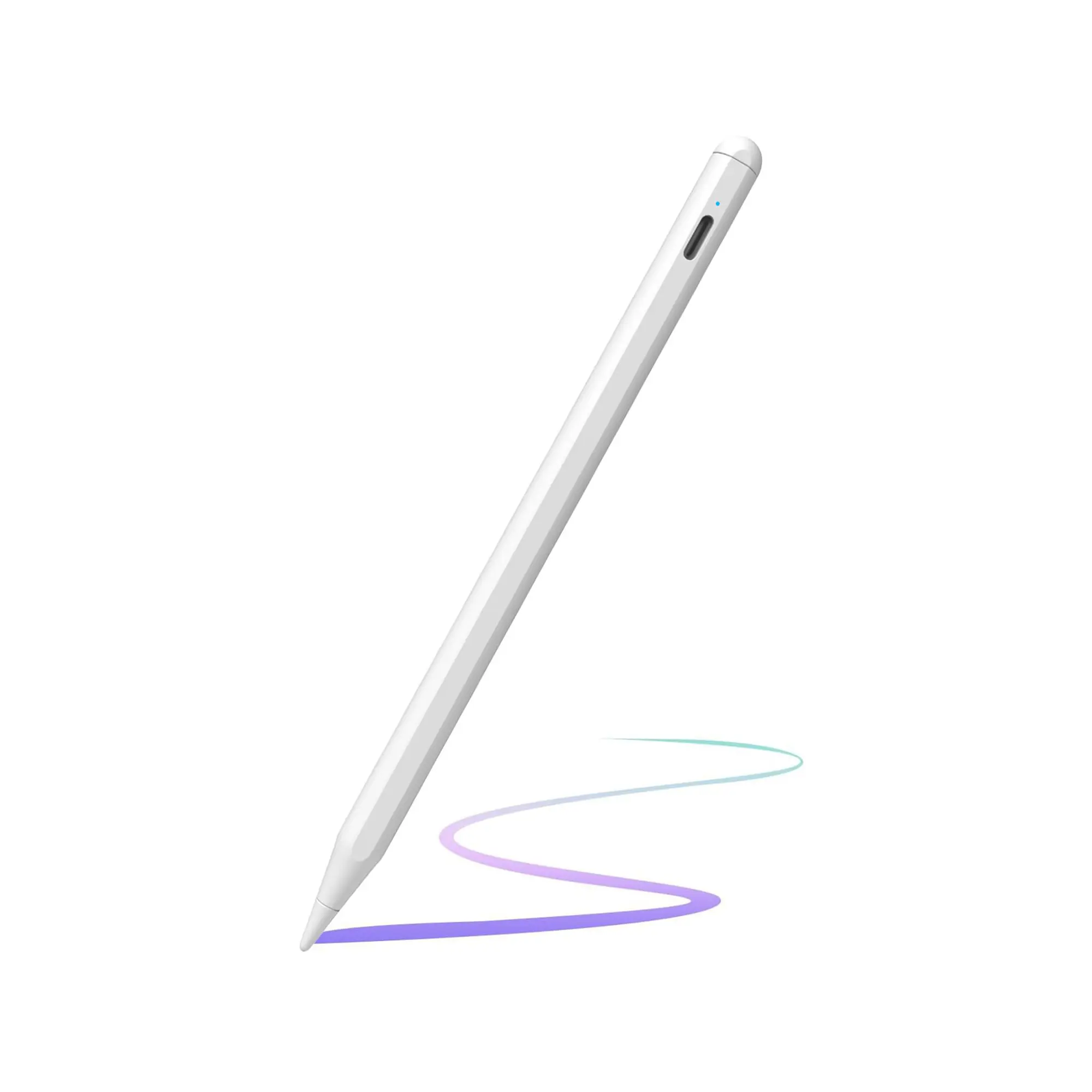 Stylus Pen for Apple iPad Pencil - Pen for iPad 10th 9th 8th 7th 6th Gen Palm Rejection for Apple Pencil 2nd Generation Compatible 2018-2023（Silver）