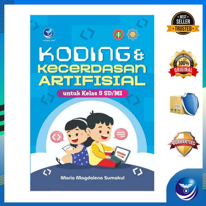 Gambar Penerbit Andi - Koding dan Kecerdasan Artifisial untuk Kelas 5 SD/MI dari Andi Publisher Kab. Sleman Tokopedia