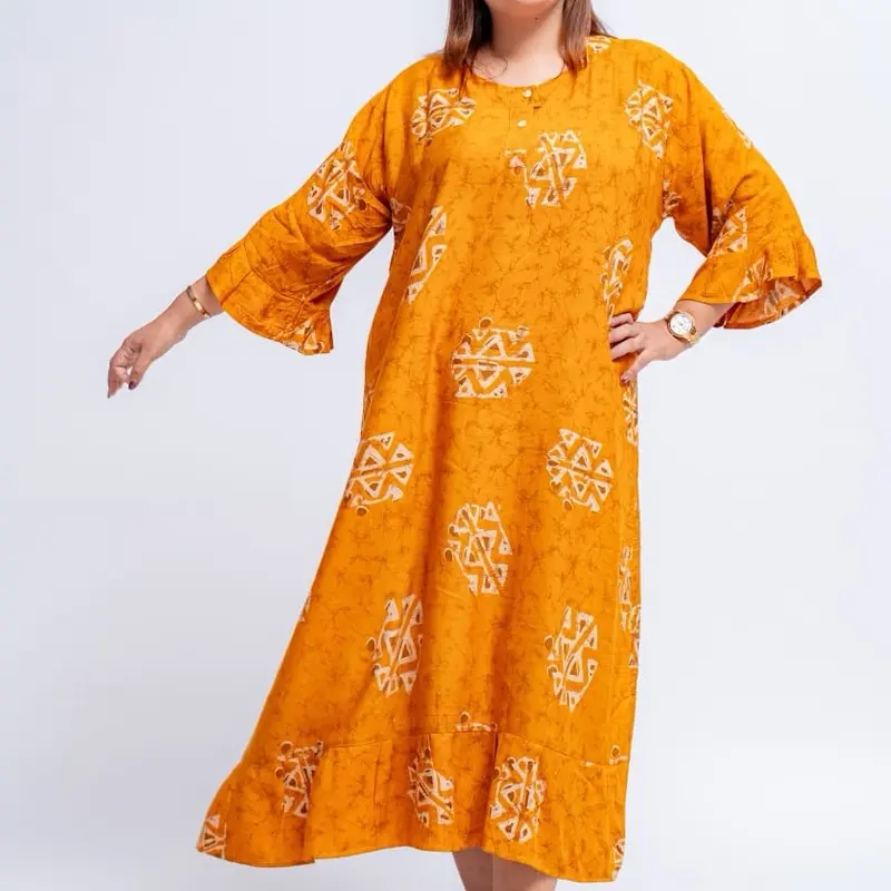 2 Pcs Daster Premium Rempel Panjang Jumbo Rayon Tebal Kancing Busui Bumil Motif Cantik Lengan 3/4 1