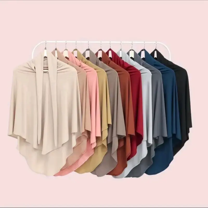 Bergo tali Malaysia/bergo tali malay Jilbab Lembut kerudung inara Nyaman Muslim 2