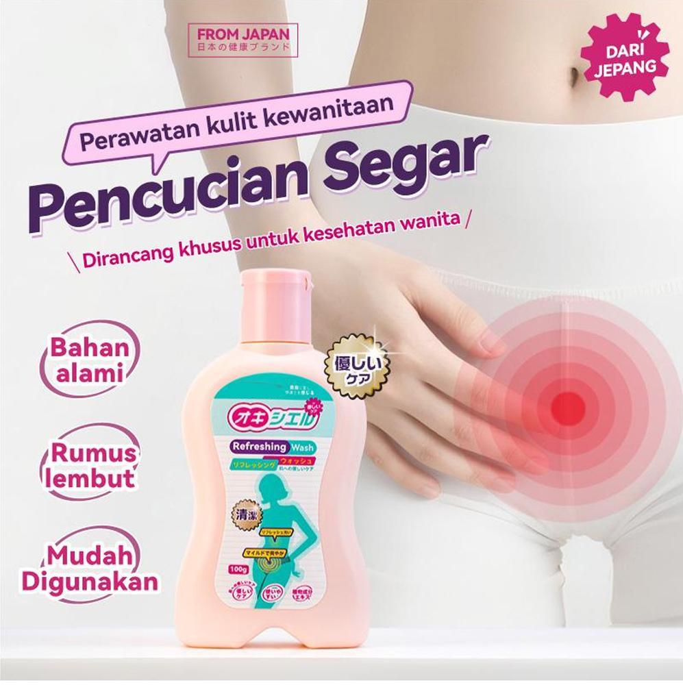 BPOM/Diskon, Perawatan Pribadi, Pembersih Kewanitaan, Wewangian Herbal, Sehat, Bersih, dan Menyegarkan Sepanjang Hari - Cairan pembersih
