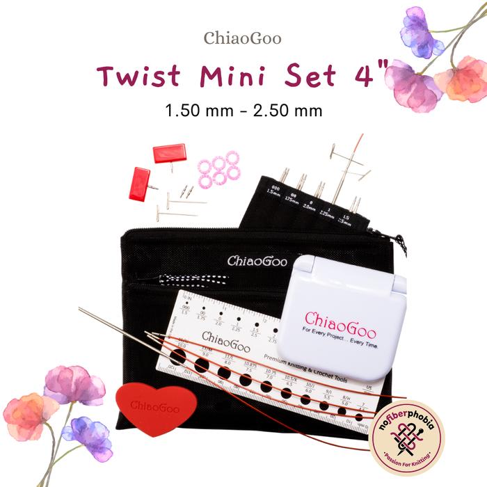 Gambar Jarum Rajut ChiaoGoo Twist Mini Set 4" (10 cm) dari Nofiberphobia Kota Surabaya Tokopedia