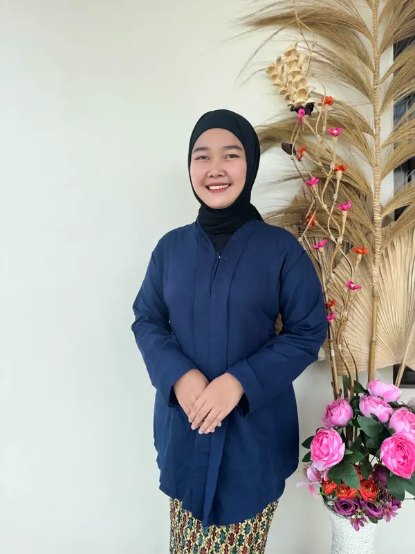 Kebaya Wanita Madura Kartini Tradisional Modern Tangan Panjang Kekinian Bahan Katun Mikro Premium 4