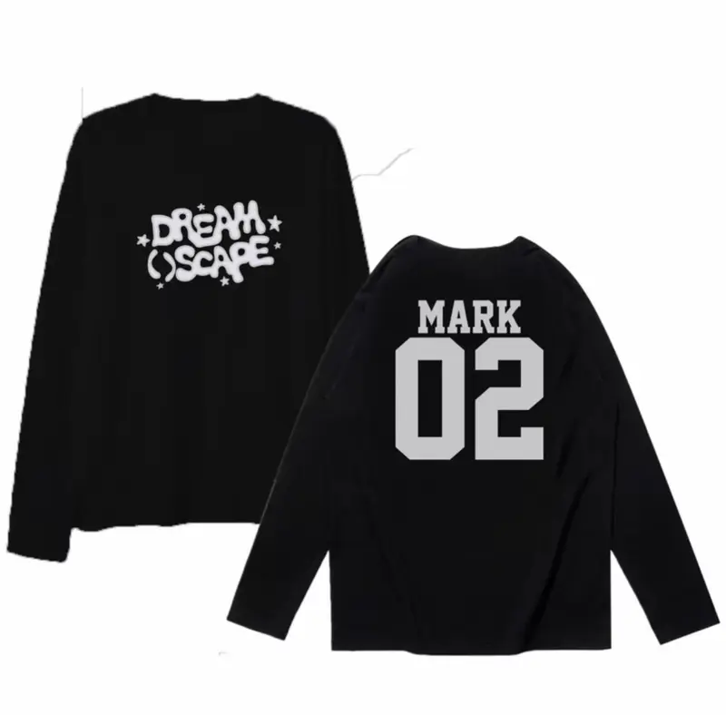 Kaos Lengan Panjang Nct Dream Escape Nama Nomor Atasan Wanita & Pria Kaos Katun Cotton COmbed 30s 5