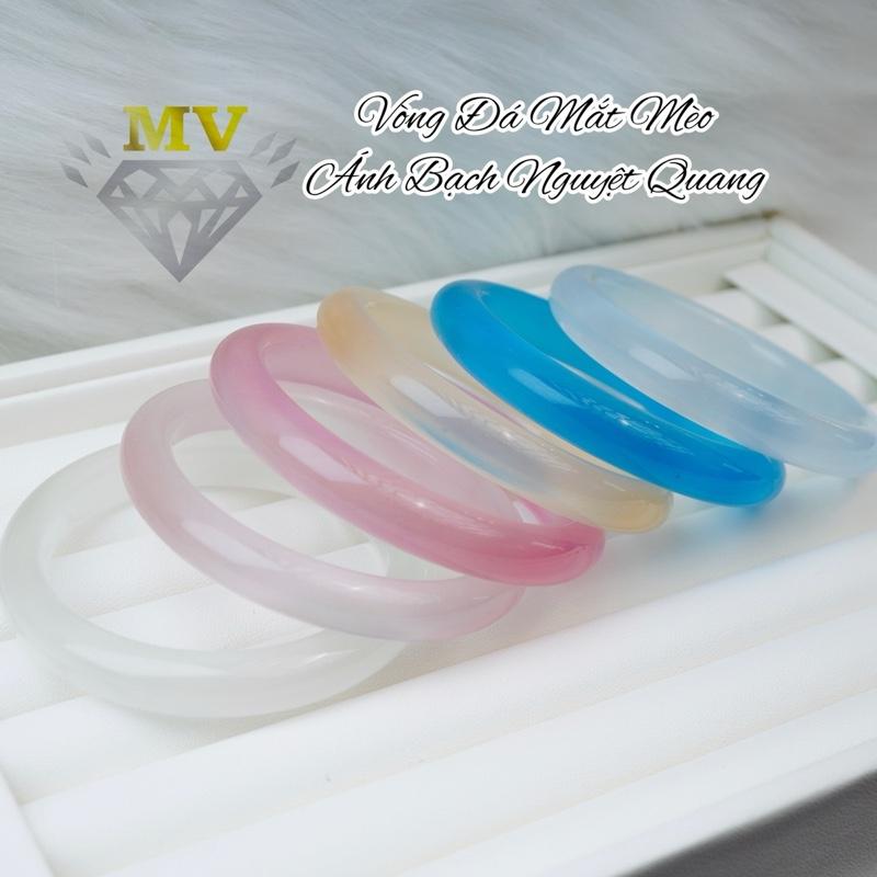 Vòng Đá Mắt Mèo Ánh Bạch Nguyệt Quang Bảng 9Li-12Li • Phụ Kiện Thời Trang Đeo Tay