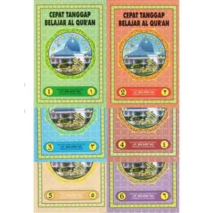 Buku iqro Annahdhiyah - Buku belajar mengaji NU Jilid 1-6 - Buku anak belajar mengaji