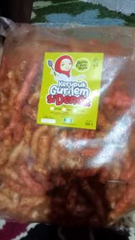 Product Review of Kerupuk Gurilem Si Denok isi 500 gram Cemilan khas Bandung Barat Rasa Kacang Pedas Camilan Food from S**a 0