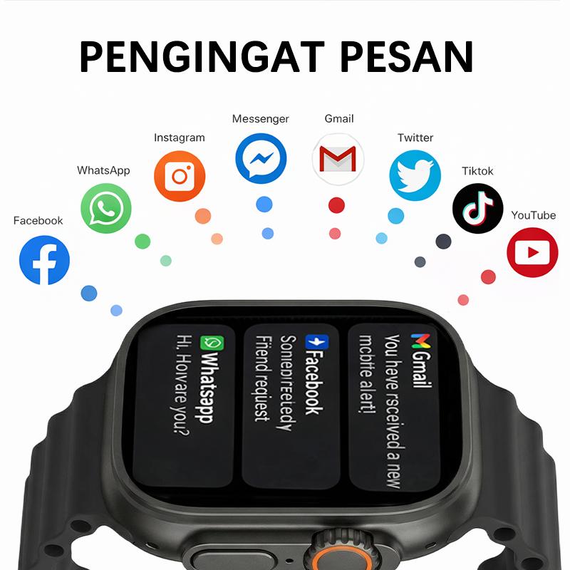 Smartwatch S1 Original Layar IPS 201 inch Layar Sentuh Tahan Air IP68 Panggilan Bluetooth Pemantauan Kesehatan Jam Tangan Pintar Smartwatch S1 Original Layar IPS 201 inch Layar Sentuh Tahan Air IP68 Panggilan Bluetooth Pemantauan Kesehatan Jam Tangan Pintar