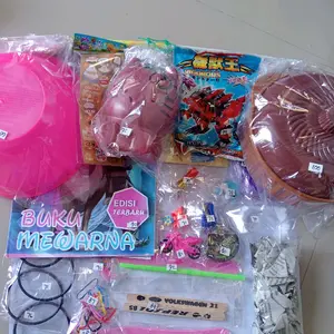 Mainan Cabut Lotree Berhadiah Menarik Unik Lucu Isi 100 untuk Semua Pengguna dengan Desain Unik dan Lucu - Robot, Stroller