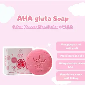 3 pcs aha gluta soap tazzi ( tiga pcs) PROMO