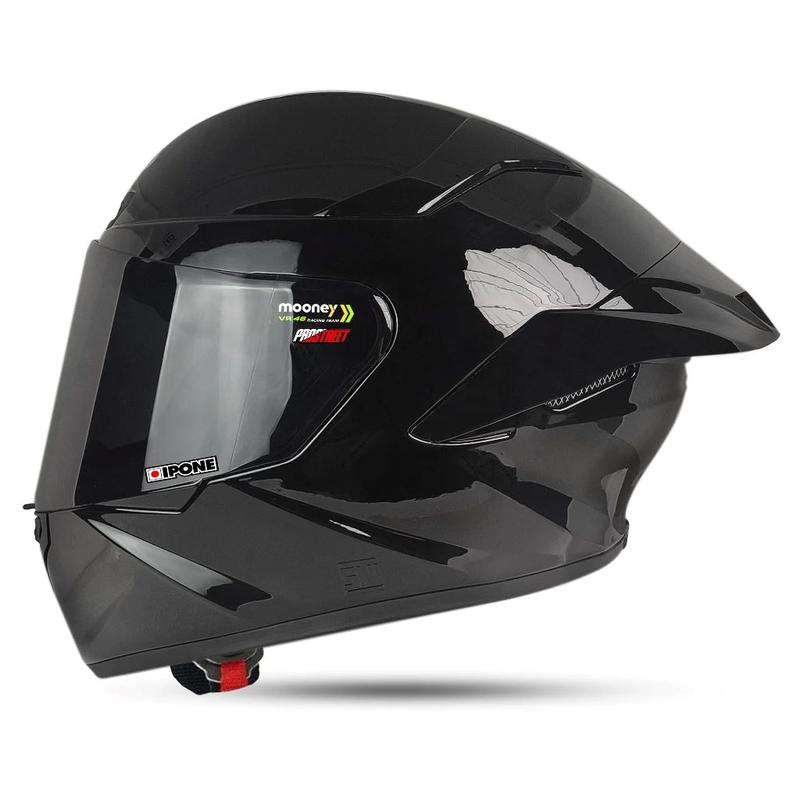 Helm Full Face Mla  crypton tt course terbaru Soid Glosy Kaca Visor Clear Blue Red Gold/Helm Full Face Terbaru Mla Crypton SNI Original MLA (BISA COD) 1