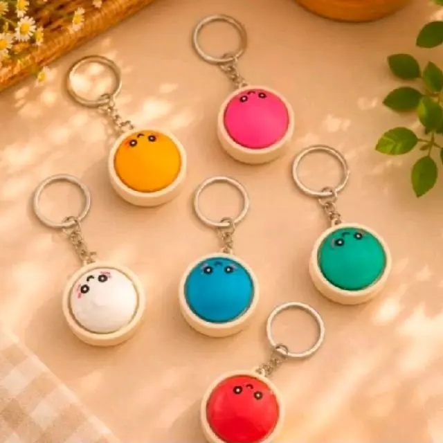 1 Pcs Gantungan Kunci Motif Dumpling Warna Random