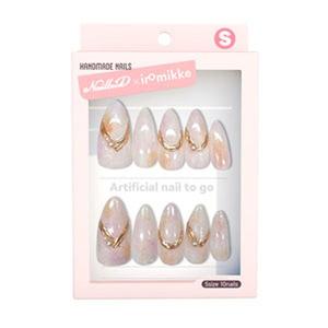 【iromikke公式】ネイルチップ　ネイルブックコラボデザイン　ワンホンネイル　大人シンプル　フェミニン