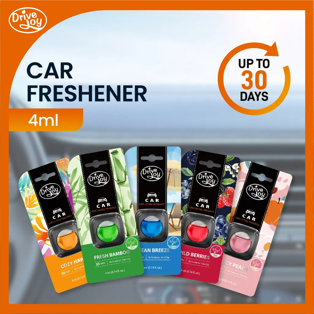 DriveJoy Car Air Freshener Vent Clip Fragrance-Long Lasting Car Refresher ( Up to 30 Days!) car  freshener Odor Eliminator