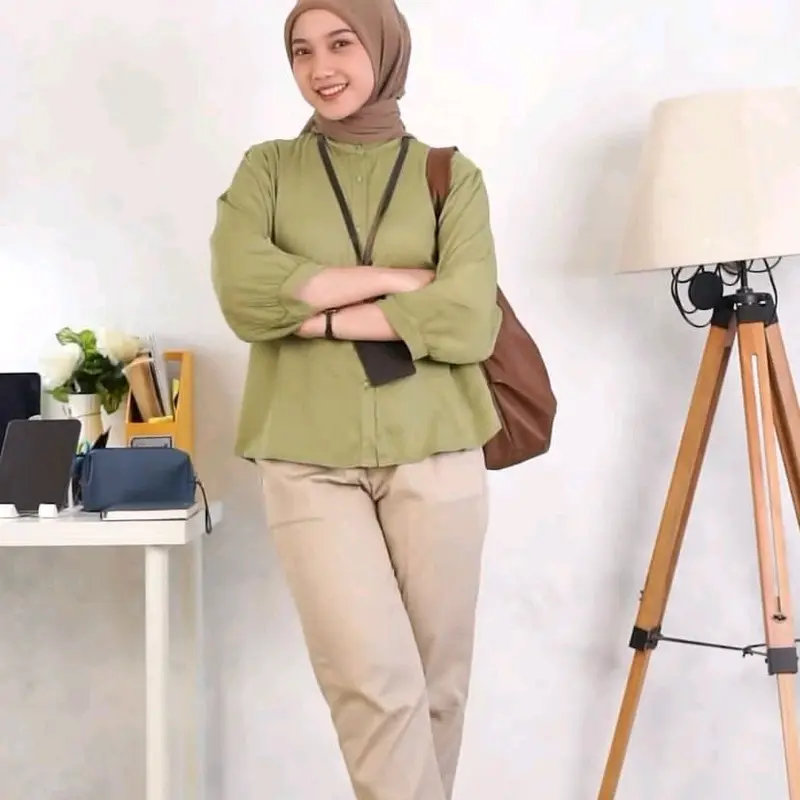 HTM - Celana Kerja Wanita Celana Kantor Celana Panjang Jumbo 1