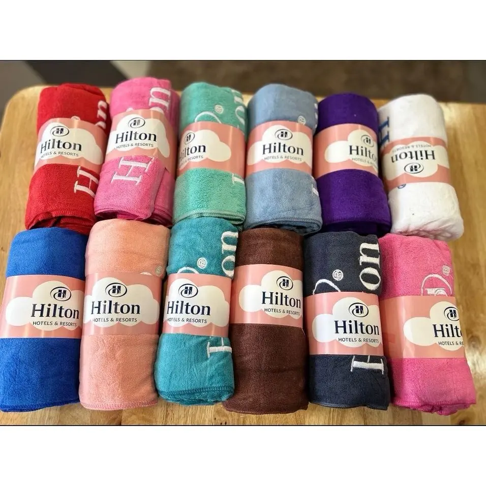 Paling Murrah Hilton Tuala Mandi Serap Air High Quality Bath Towel (70x140CM) water absorbent random color