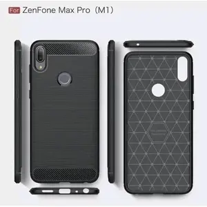SINAR CASE SLIM FIT CARBON COMPATIBLE WITH ZENFONE MAX M1 MAX M2 MAX PRO M1 MAX PRO M2 SOFTCASE SILIKON FIBER MULTI CASING