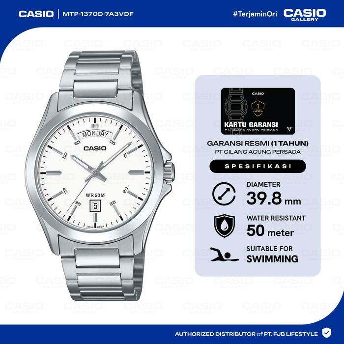 Gambar Jam Tangan Pria Casio MTP-1370D-7A3VDF Analog dari Casio Gallery Indonesia Kota Administrasi Jakarta Pusat Tokopedia