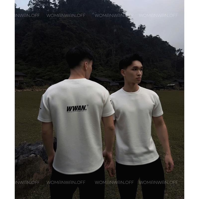[NEW 2026 LOGO BACK] Áo Thun Cleanfit Logo Back & Sleeve – Cổ Tròn Unisex Vải Chống Nhăn Cao Cấp In PET Sắc Nét