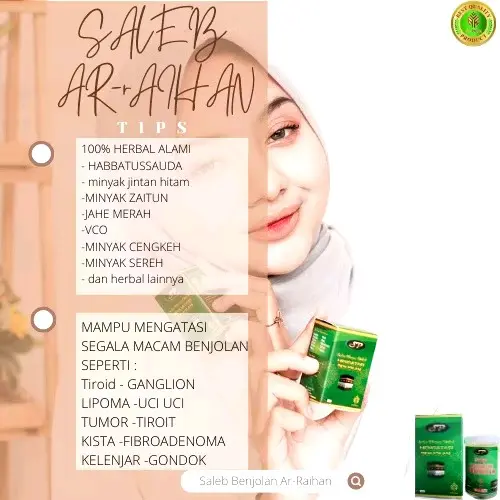 Promo 2Pcs Salep Khusus Benjolan Ar-Raihan BPOM untuk Mengatasi Lipoma dan Benjolan pada Tubuh