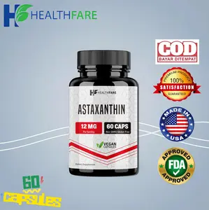 Astaxanthin Spesial Ramadan meningkatkan vitalitas, meningkatkan kesehatan, memberikan perlindungan antioksidan.