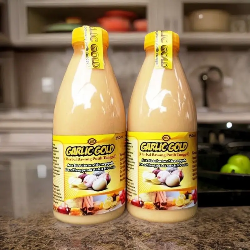 Garlic Gold Jus Bawang Putih Tunggal (Paket 2 botol) Juice Jus 2