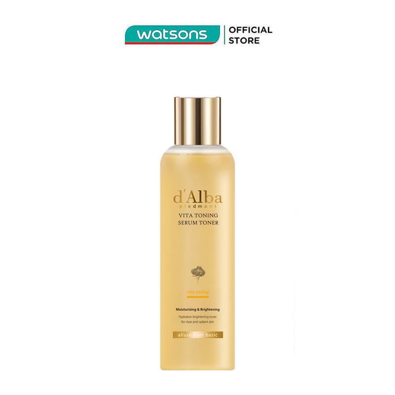 Nước hoa hồng d'Alba Vita Toning Serum 180ml
