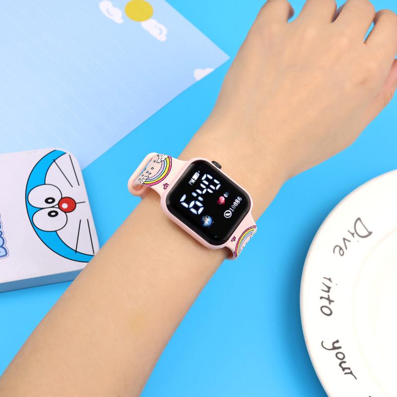 Product Introduction of Kartun Lucu Anak-Anak Perempuan Laki-Laki Jam Tangan Pelajar Anti-Jatuh Lucu Fashion Semua Pertandingan Jam Tangan Hadiah Anak-Anak 8