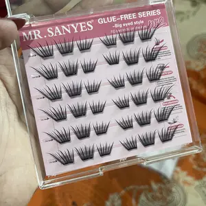 29K/2KOTAK [LANGSUNG TEMPEL] 39K/3KOTAK MRSANYES Natural Mudah Dipasang Lembut Banyak Varian Beseller Waterproof Bulumata Eye Eyelash 10 Pasang Bentuk Pendek Natural Melekat Sempurna Praktis Reusable Anti Luntur Extension