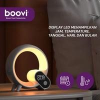 Gambar BOOVI JD005 Jam Alarm Digital Lampu LED RGB Remote Control Speaker Bluetooth Multifungsi Type C - Putih dari Boovi Official Kota Administrasi Jakarta Barat 2 Tokopedia