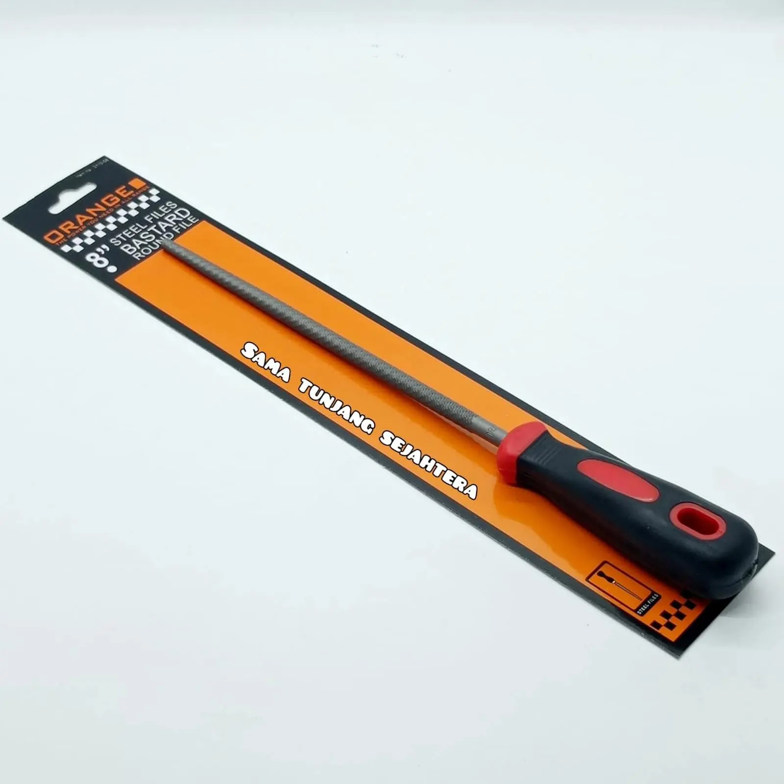 ORANGE - KIKIR BESI BULAT  // FULL ROUND FILES 6 INCH ~12 INCH