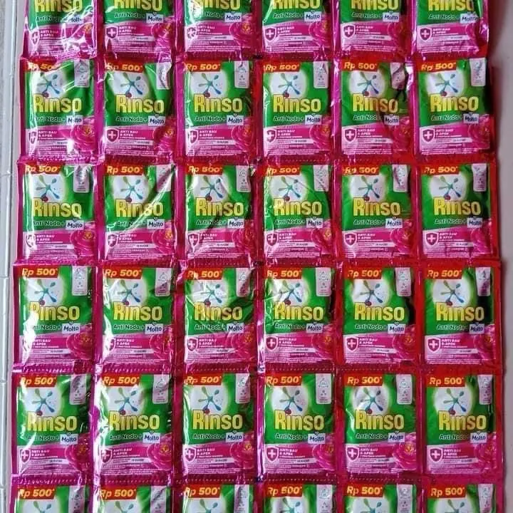 Rinso cair 500an / sachet (12renteng:72 sachet)