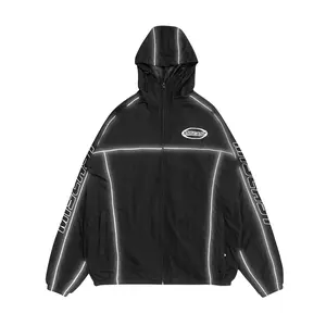 Miscast Tracksuit Jacket Reflective Vintage Xavier Hitam Pria Parasut Distro Zipper Jaket Panjang Miscast Tracksuit Jacket Reflective Vintage Xavier Hitam Pria Parasut Distro Zipper Jaket Panjang